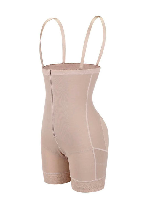 Colombian Strapless Zipper Invisible Shapewear High Compression