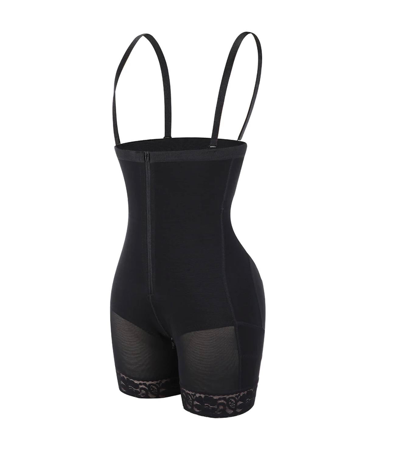 Colombian Strapless Zipper Invisible Shapewear High Compression